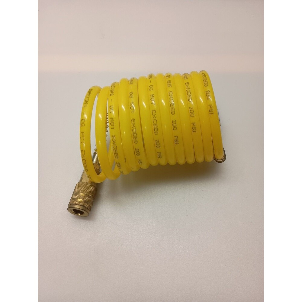 Guardair 1/4" Id X 10' Recoil Air Hose Nylon Coilguard